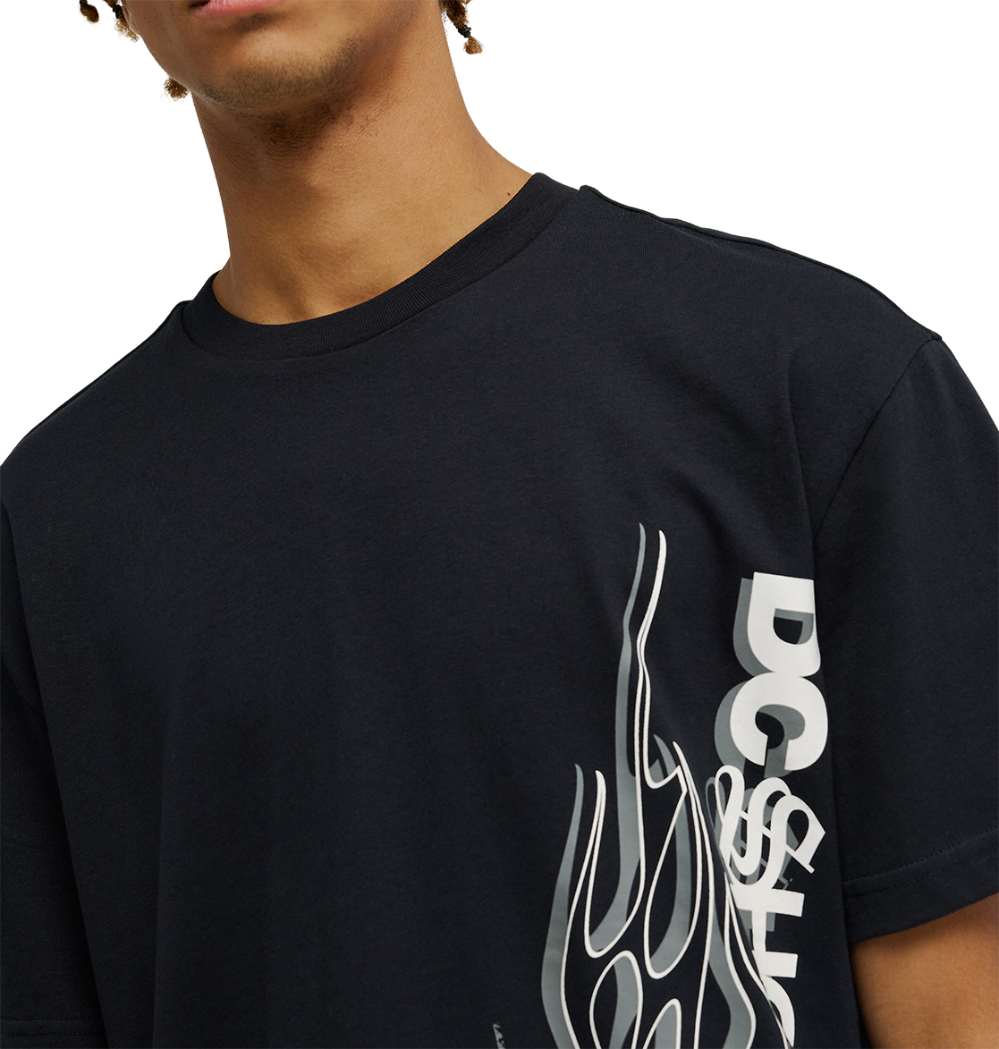 Men's DC Side Flame Tee - 图片 4